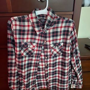 Plaid button down